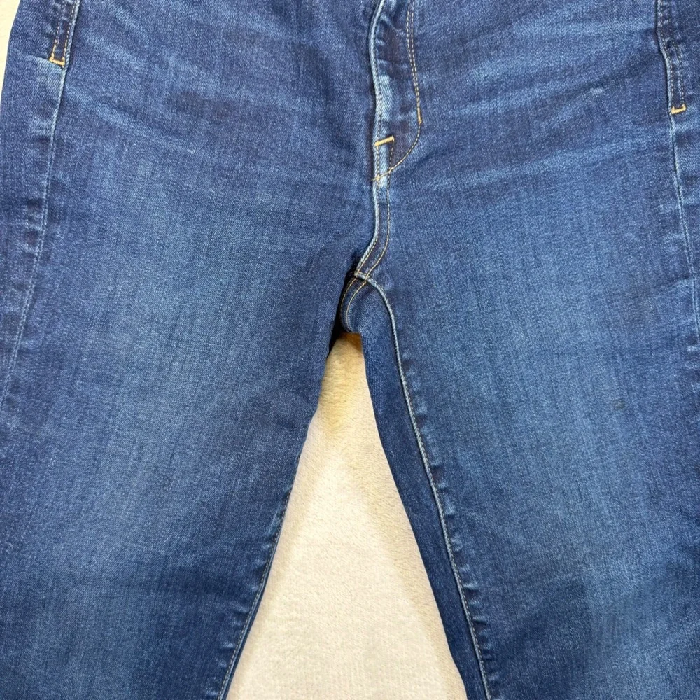 AYR The Pop High Rise Straight Leg Jeans Dark Wash Blue 27S E2568 Made in LA